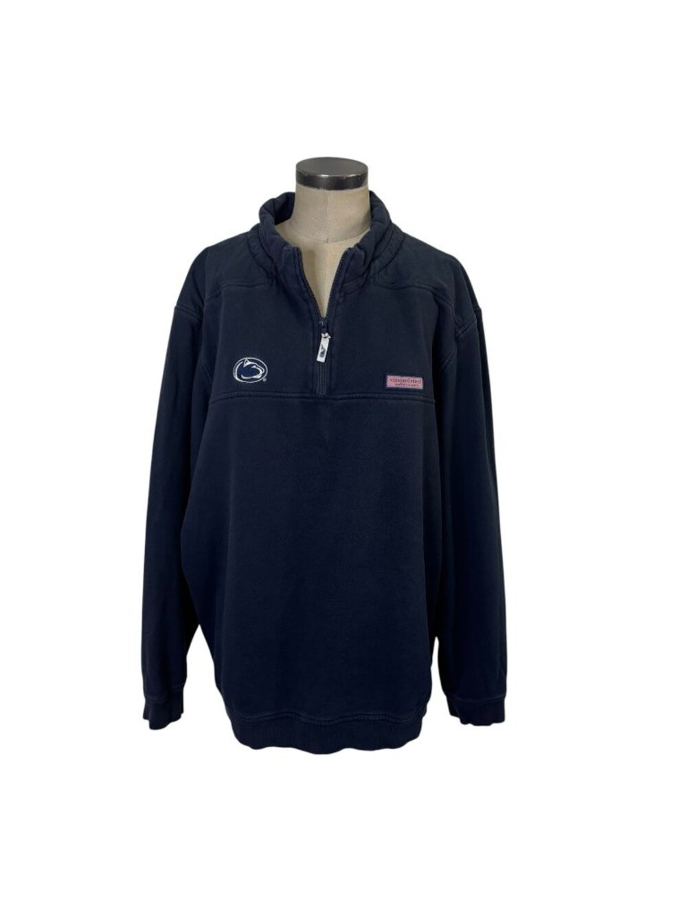 Vineyard Vines Penn State PSU Shep Shirt 1/4 Zip Pullover Sweatshirt 2XL XXL